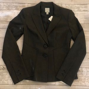 Halogen Brown Long Sleeve Blazer
